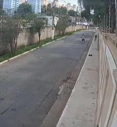 Robbers hit By a Car! That's most satisfied karma ever.