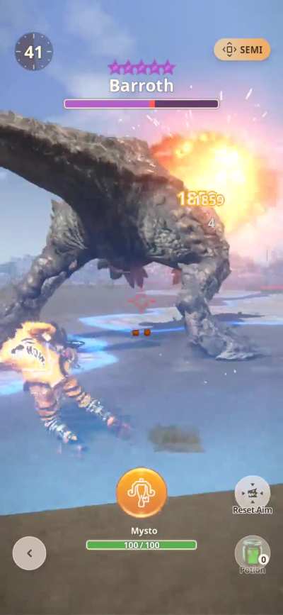 10* barroth vs 10* LBG sinister (Raw power)