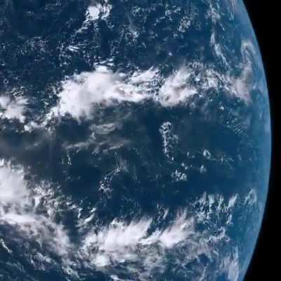 A day on Earth as seen from 36,000 km by the Japanese weather satellite, Himawari-8