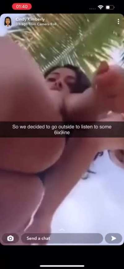 Wolfiecindy going crazy over 6ix9ine