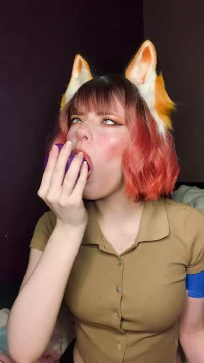 Sucking on my Blaze in S/S from BD! 💜