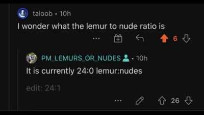 lemur or nude rule