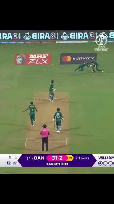 Translation: We don't defend, we only hit sixes