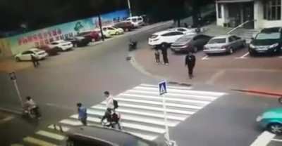 Pay attention when you're crossing the road