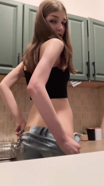 undoing my shorts to reveal my [19] year old boypussy! >.<
