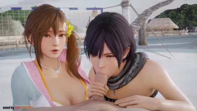 Beach day BJ [Misaki, Nagisa, DoA] (lazy<wbr>procr<wbr>astin<wbr>ator) 3D