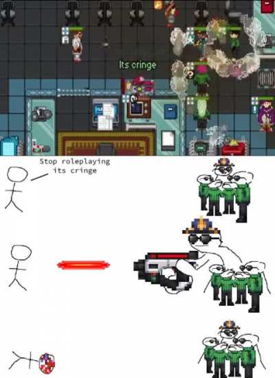 Stop roleplaying