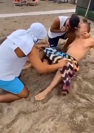 Man giving birth 