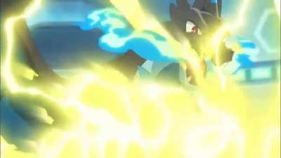 Ash-Greninja VS Mega Charizard X: [Sound Effect Redub by Me]
