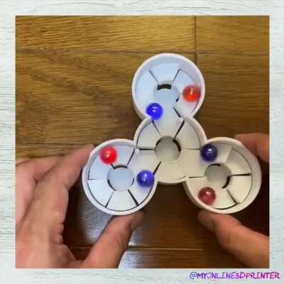 3d Printed Marble Machine by @myonline3dprinter