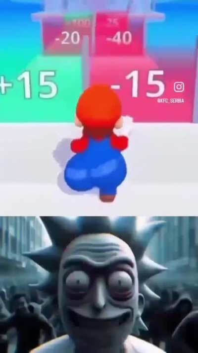 Rare mario gyatt laughing rick ai skibidi ohio level.7 gyatt rizz garten of banban popmangggg