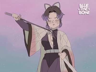 Shinobu's Wordrobe Malfunction (bluethebone) [kimetsu no yaiba]
