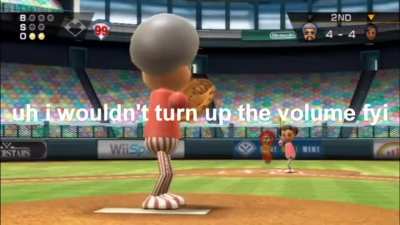 Poofesure messing up a pitch
