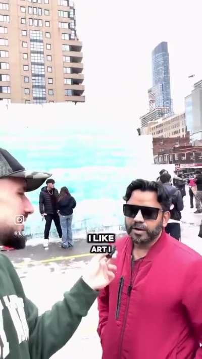 One guy was NOT a fan of the Iceman