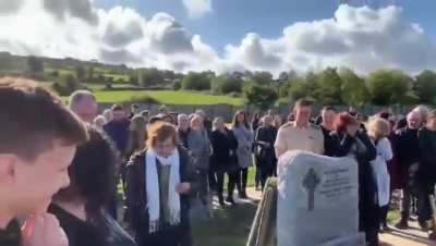 Irish man makes an entire funeral laugh post-mortem