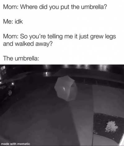 Yes mom, it did