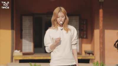 210806 - Sana Eating A Marshmallow