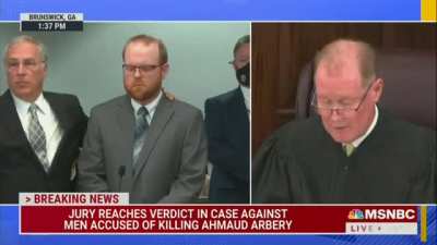 Travis McMichael -- charged with killing Ahmaud Arbery -- is found GUILTY on ALL charges -- felony murder, malice murder, aggravated assault, false imprisonment, crime attempt to commit a felony.