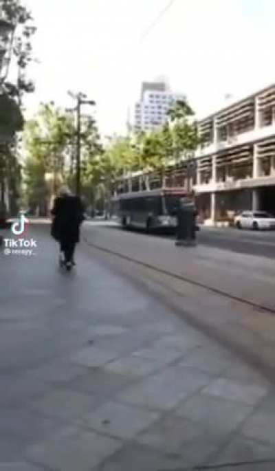 Vergil running from the child support payments (caught on camera)