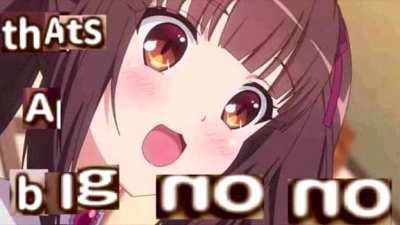 Nekopara reaction: pic cred to u/daetries