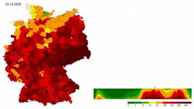 Verlauf der COVID-19-Pandemie in Deutschland bis 16.6.21