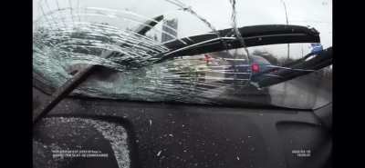 Very lucky driver