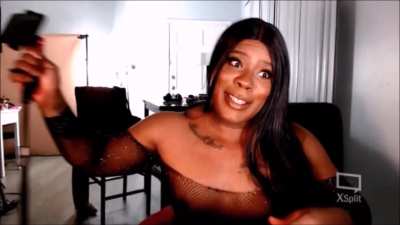 Dominant thick well-built ebony tgirl from Texas