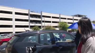 Woman tries to claim the Tesla is hers