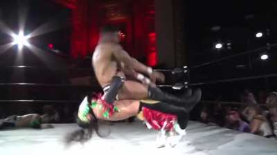 Bandido manages to lucha-fy a german suplex.