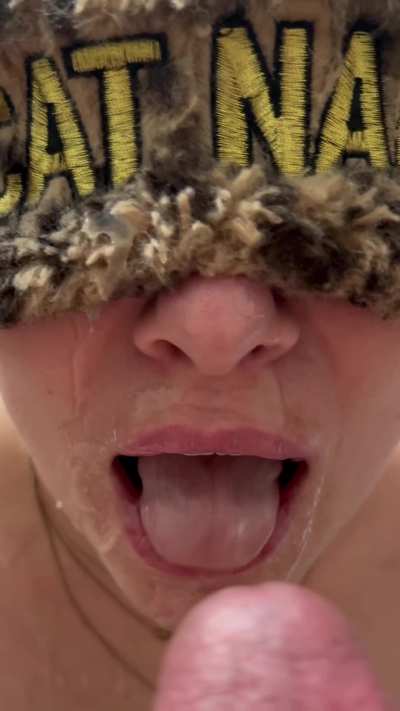All over my mouth