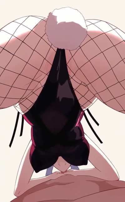 A very busy bunny