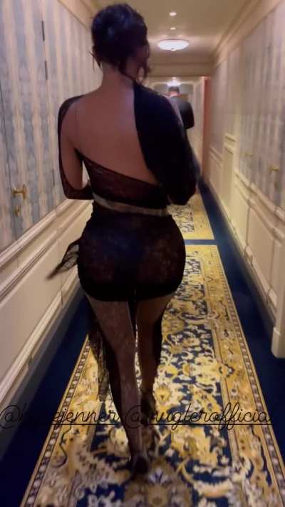 Black sheer outfit