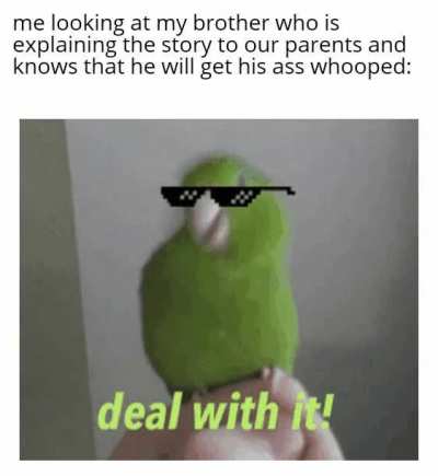 deal with it mate