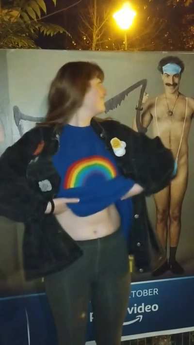 tiddy drop for Borat!!!!