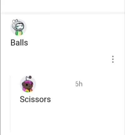 Balls , Paper , Scissors .