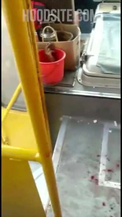 Indian kid's arm ripped off when he stuck his hand out of the bus