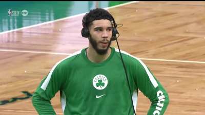 [Highlight] “I didn’t want to lose to Brad.” Jayson Tatum talks playing against his friend and fellow St. Louis native Bradley Beal