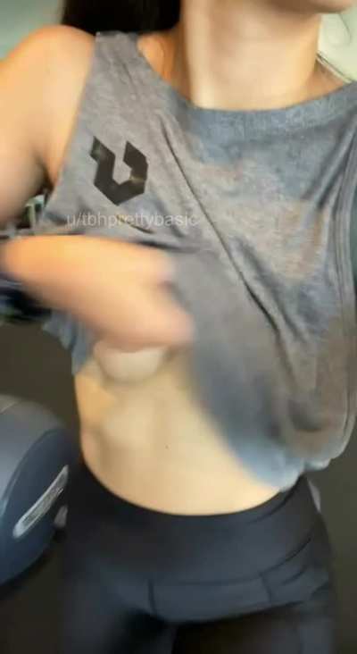 Titty drop, workout edition [OC]