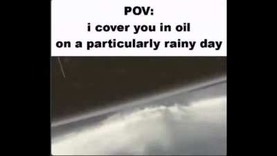 Haha oil make rain go brrrr