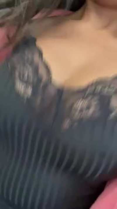 Running up the stairs braless