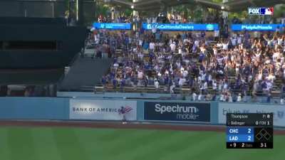 BELLI BOMB! Dodgers walk off the Cubs, 3-2.