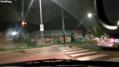 Witness major crash