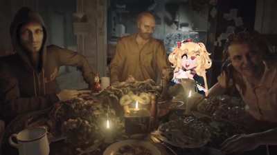 Having Supper at Haachama's Place