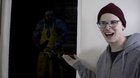 When Leatherface is facecamping the basement
