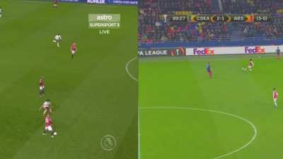 Some things never change... (Elneny pressing v Manchester United)