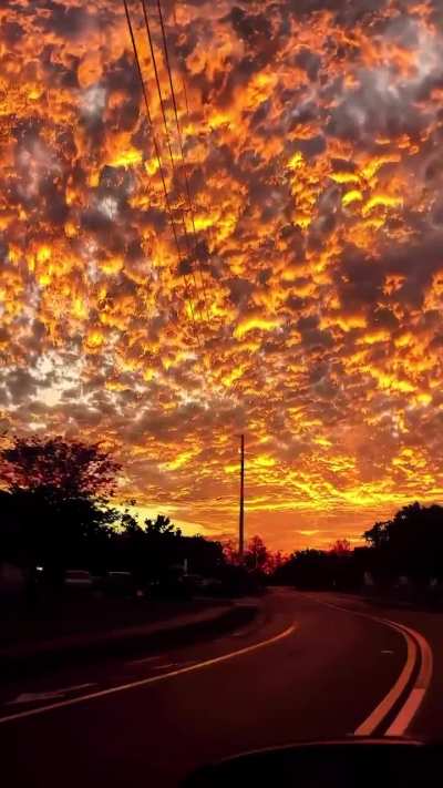 An amazing sunset