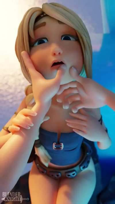 Astrid warming up (Blen<wbr>derKn<wbr>ight) [How to Train Your Dragon]
