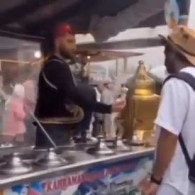 Turkish ice cream man