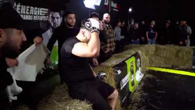 125 Lbs Grappler VS 210 Lbs Street Brawler - Underground MMA Fight