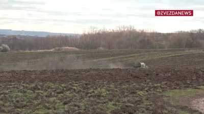 RU pov: Footage of the Tor-M2U SAM system in operation. Shows a drone getting hit.